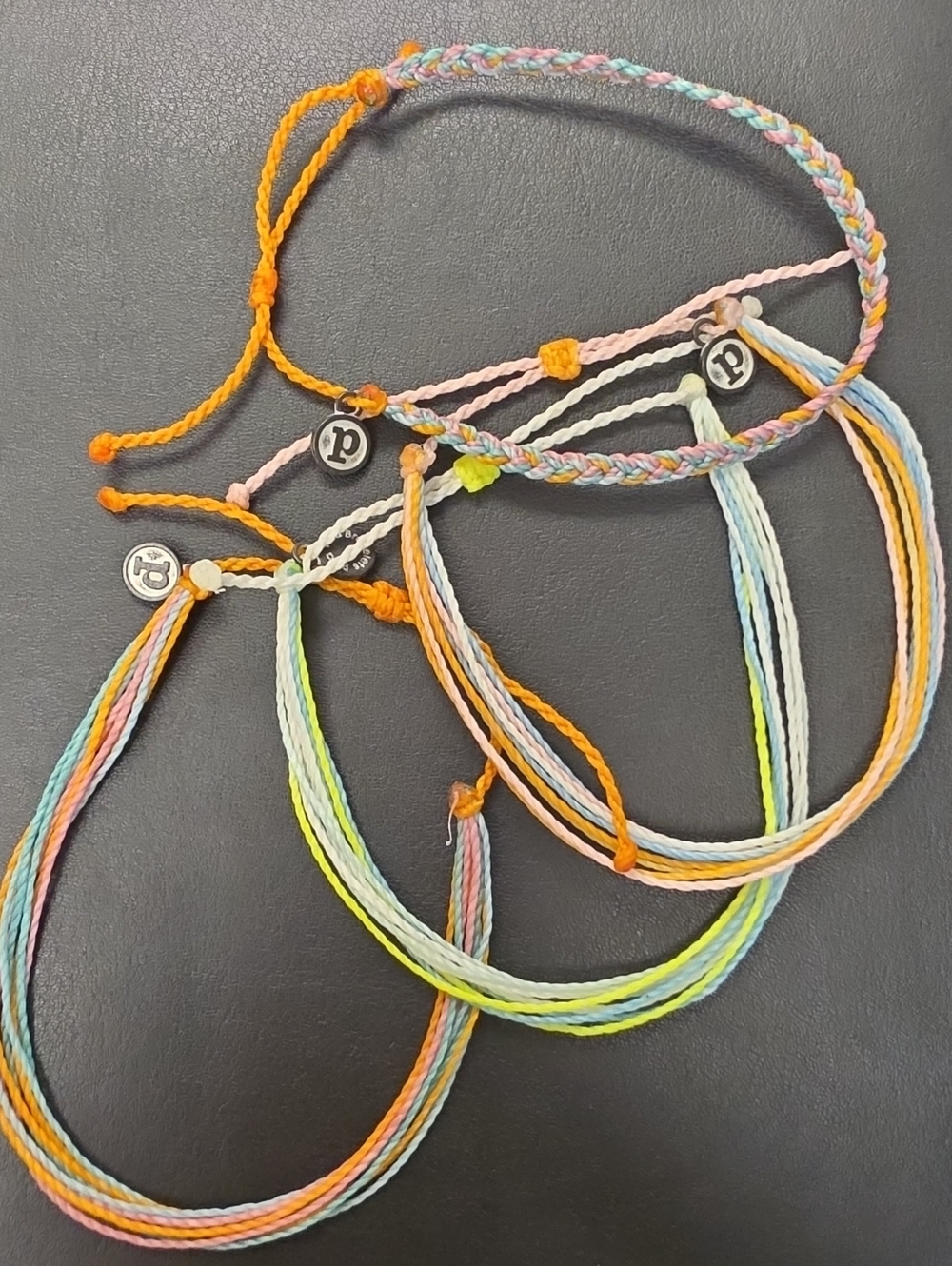 Pura Vida Pastel Multicolor Anklets